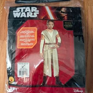 Star Wars Rey Child Costume in Cream and Brown